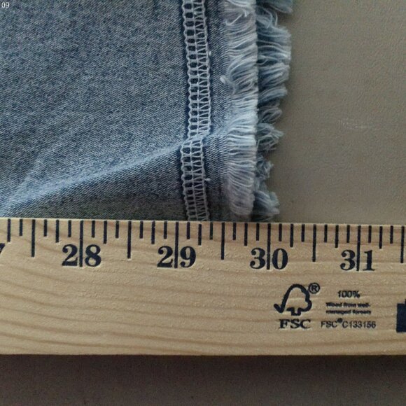 AERIE NWT Pull-On w/ Draw String Blue Wide Leg Soft Jeans XXL - Picture 10 of 11